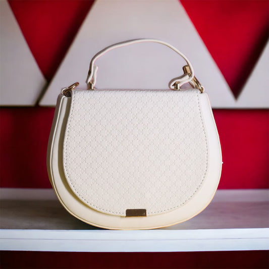Ivory Elegance Handbag - FLAT 72% OFF